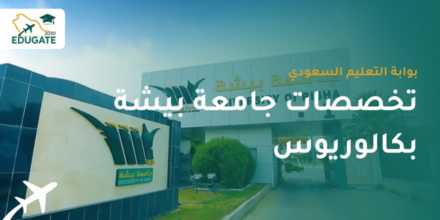 تخصصات جامعة بيشة بكالوريوس